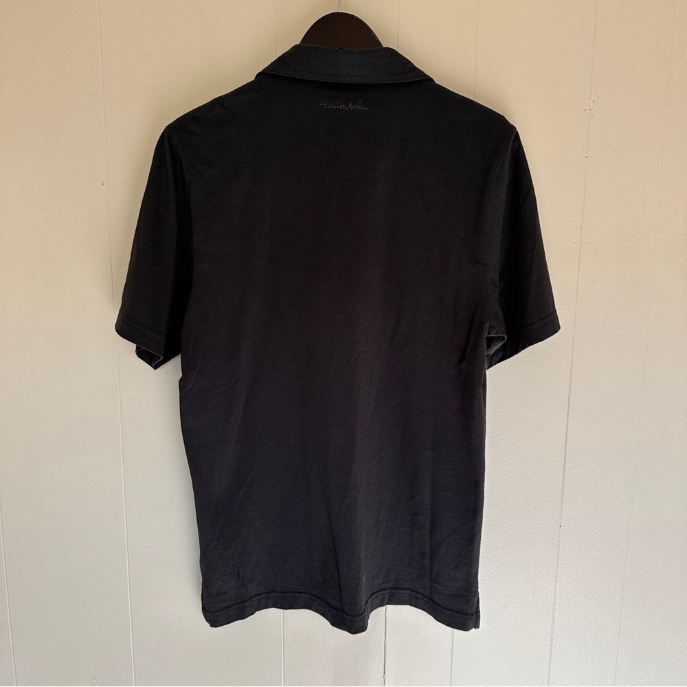TRAVIS MATHEW Golf Polo Black - Picture 3 of 6
